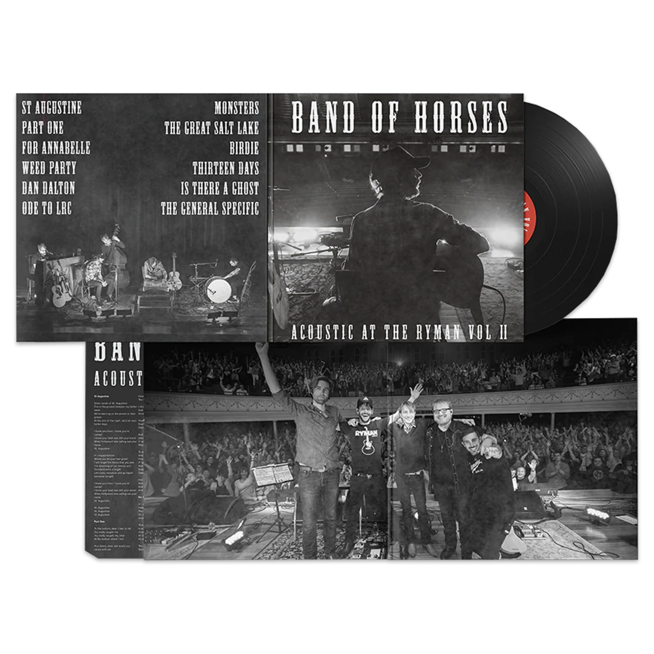 band of horses monsters live Acoustic At The Ryman Vol 2 Vinyl