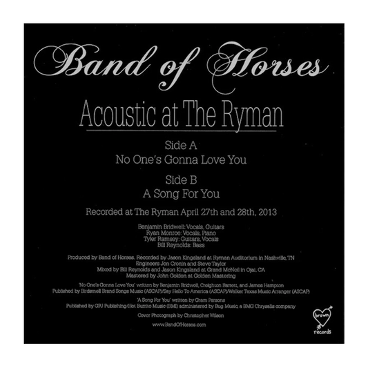Acoustic at The Ryman 7" Single