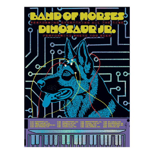 Band of Horses X Dinosaur Jr. Tour Poster