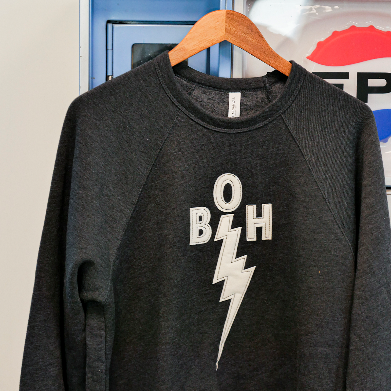 BOH Bolt Applique Crewneck