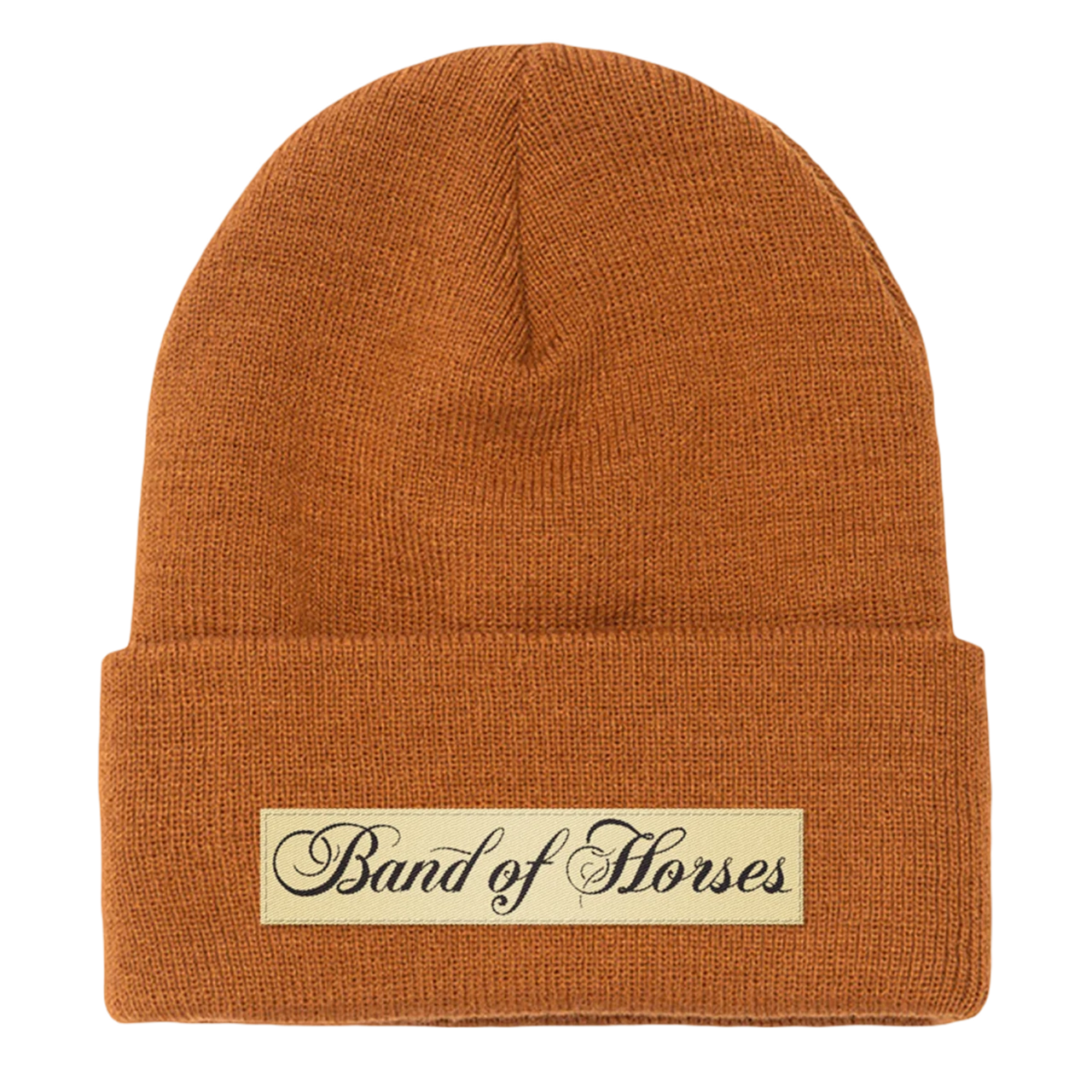 Script Logo Fold Over Beanie