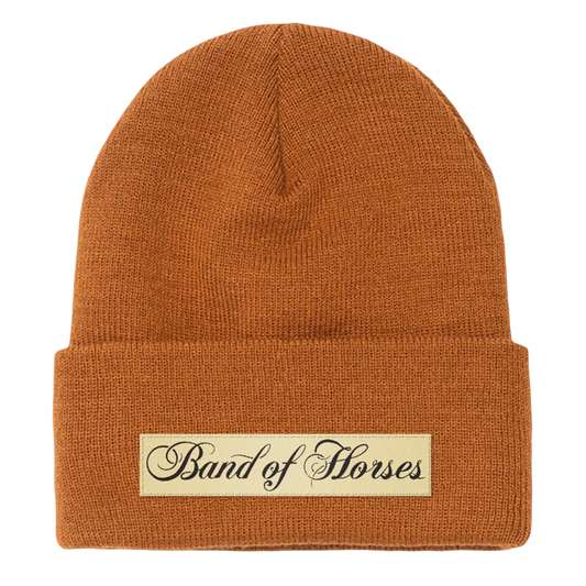 Script Logo Fold Over Beanie